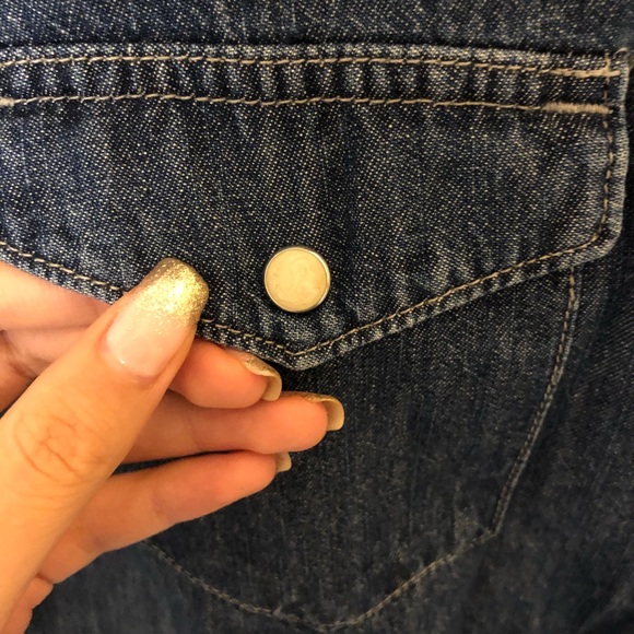 demin shirt | boutique | stylish - Picture 2 of 3